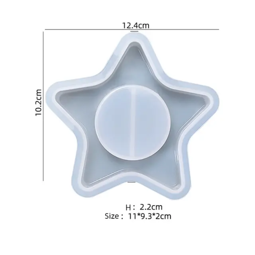 Star Tea Light Holder Silicone Mould