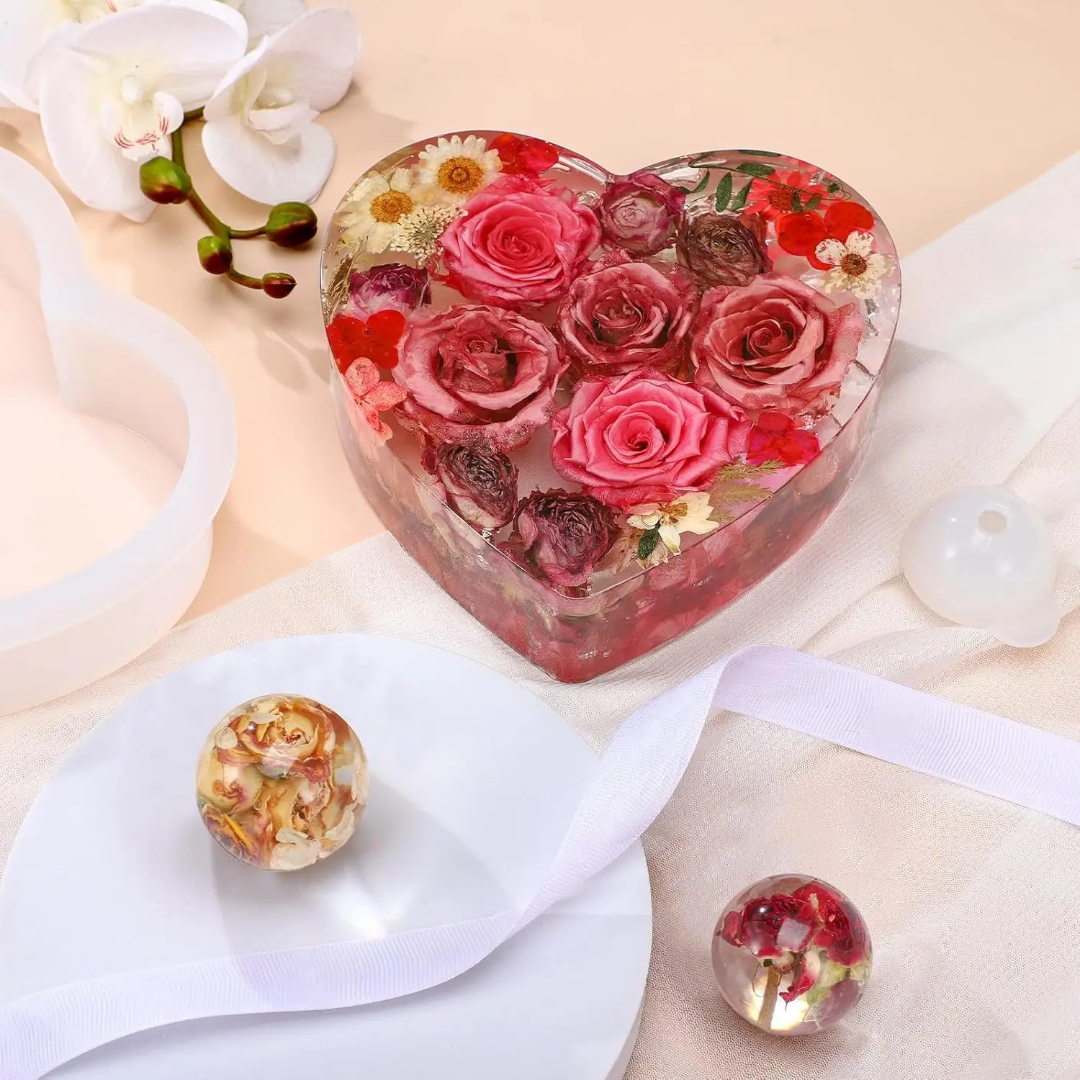 8" Heart Deep Casting Mould