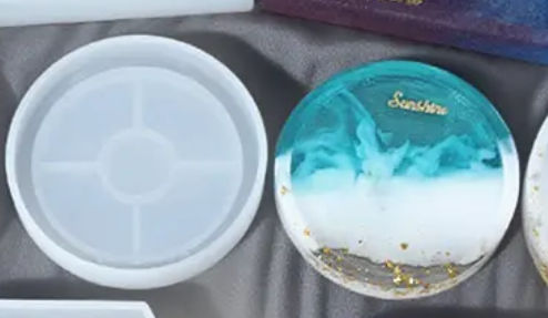 Round Coaster With Border