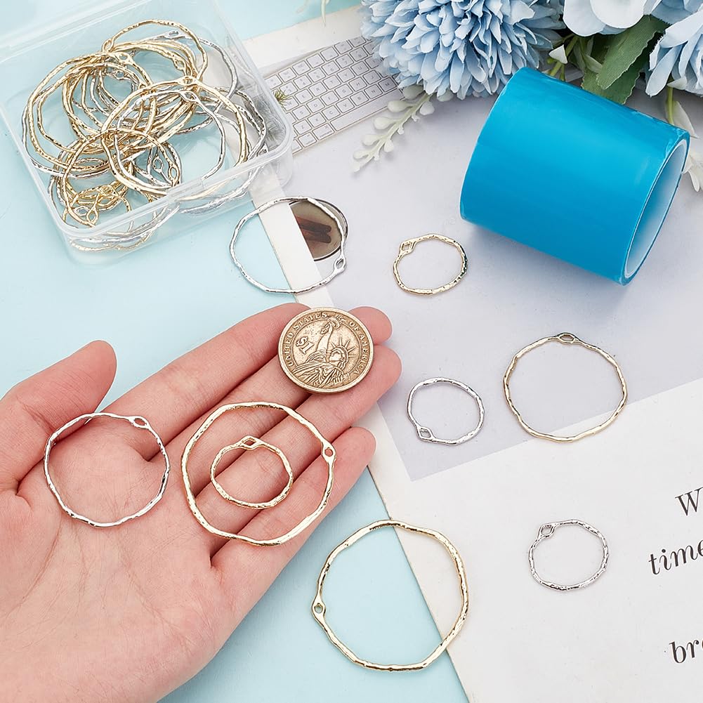Round Bezal Silver (15 pc)