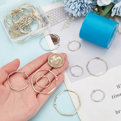 Round Bezal Silver (15 pc)