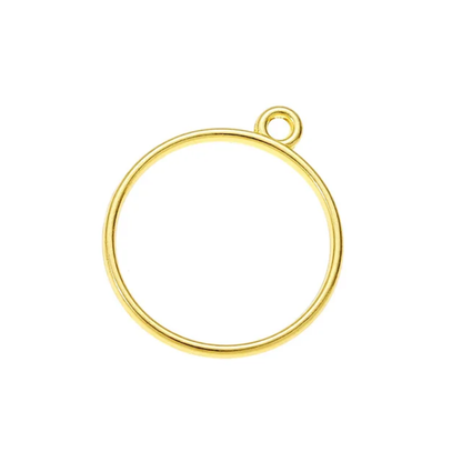 Round Bezel Set golden (5 Pcs)