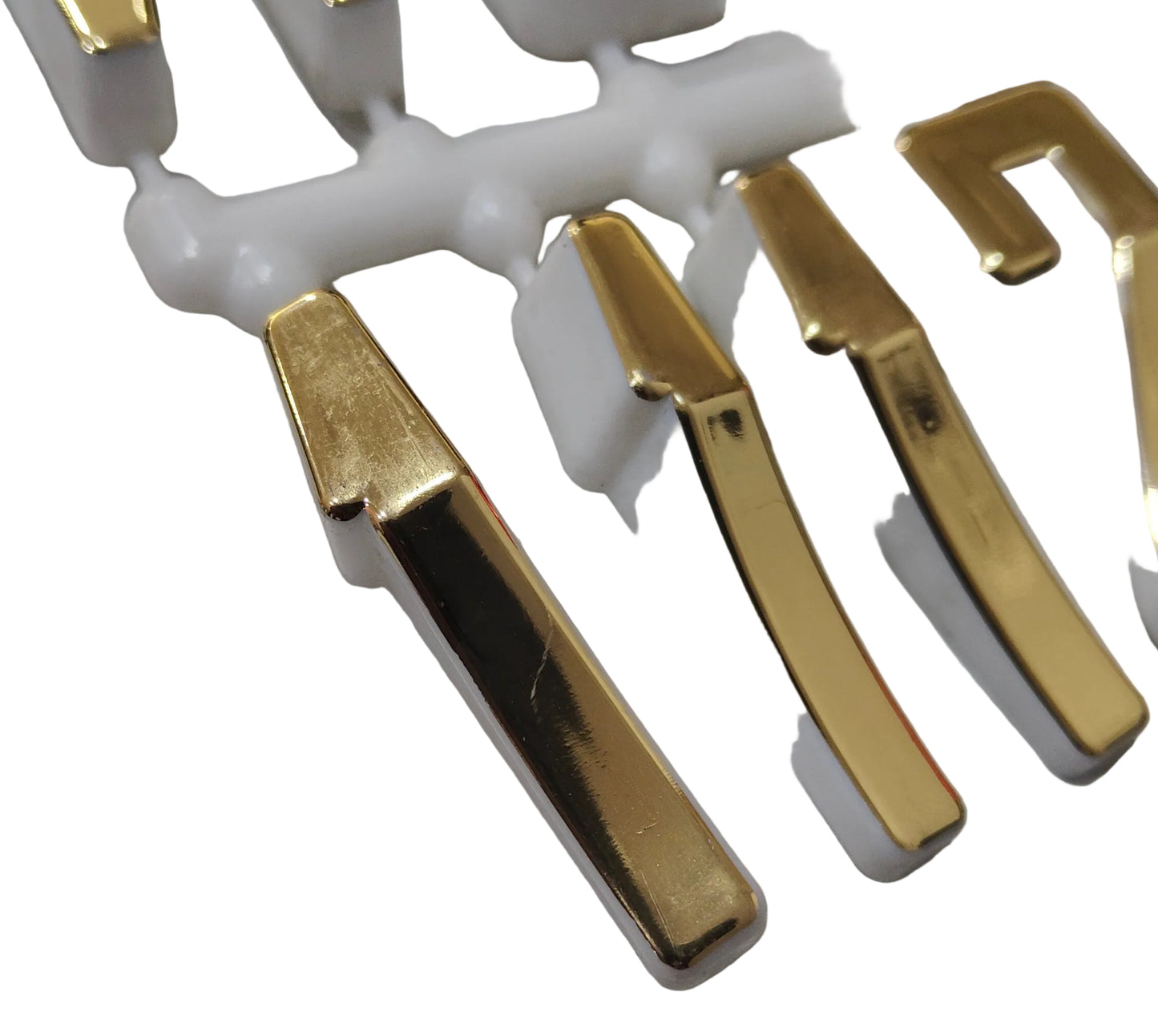 2" Golden Plastic Clock Number