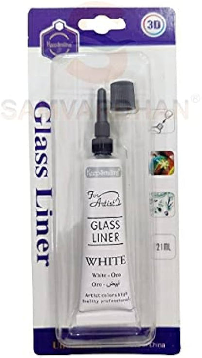 Glass Linner Color White (1 pc)