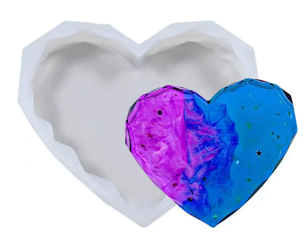 Diamond Heart Mould (3")