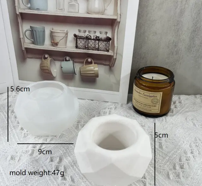 Diamond Round Tea Light Holder