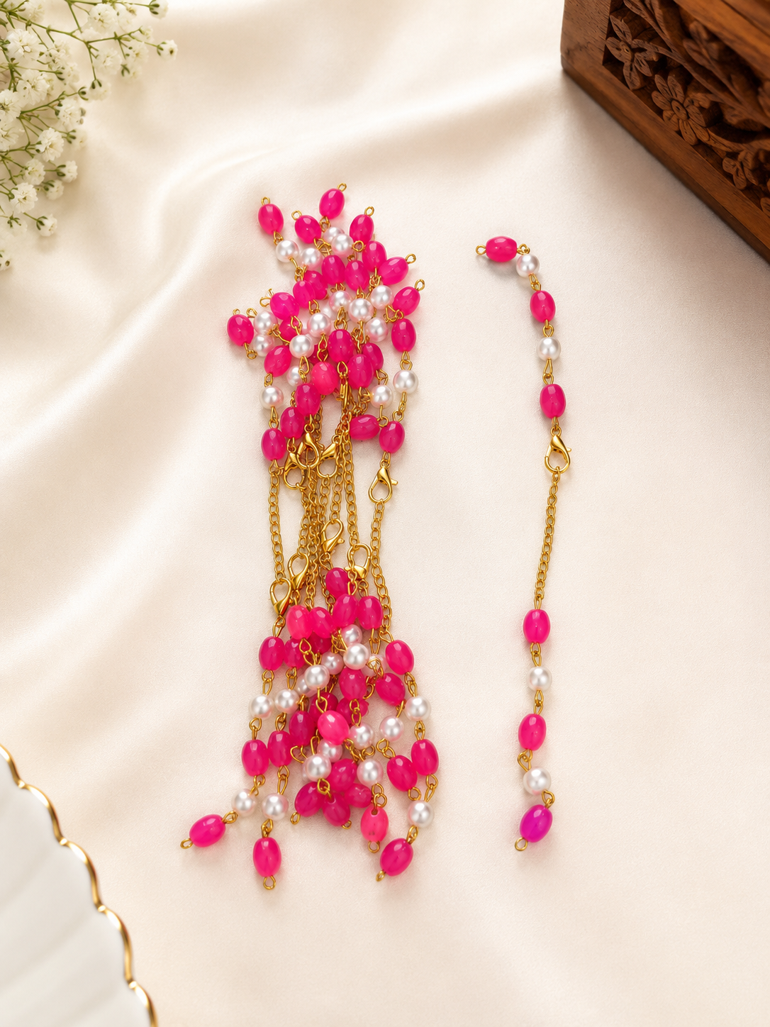 Beads Bracelet Chain (4 pc)