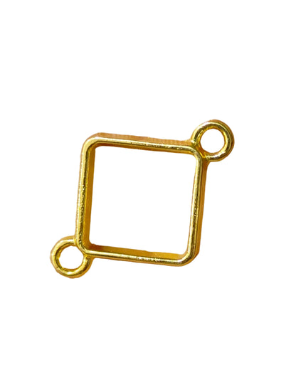 Square Rakhi Bezel Golden (5 Pc)