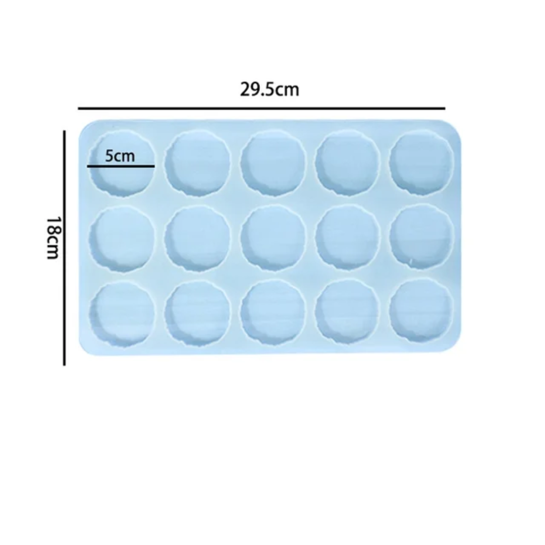 15 Cavity Round Mould