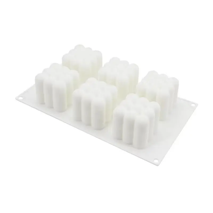 6 Cavity Bubble Candle Mould