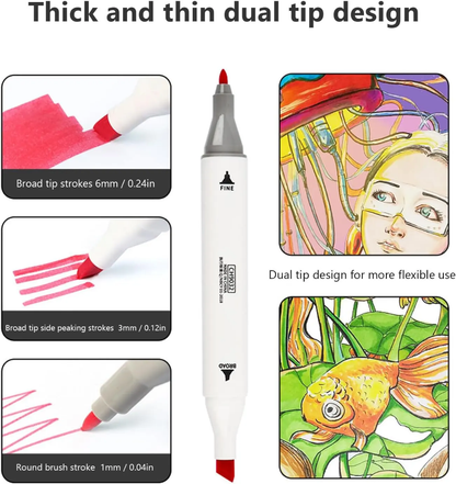 Touch Cool Marker Set (12 Color)