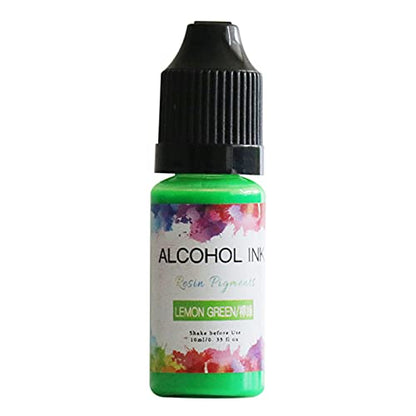 Alcoholic Ink Pigment Color ( Lemon Green, 1 pc)