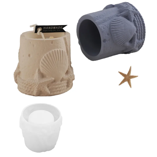 3D Seashell Star Jar Mould
