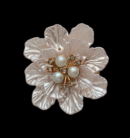 3D Artificial Brooch Flower (2pc)