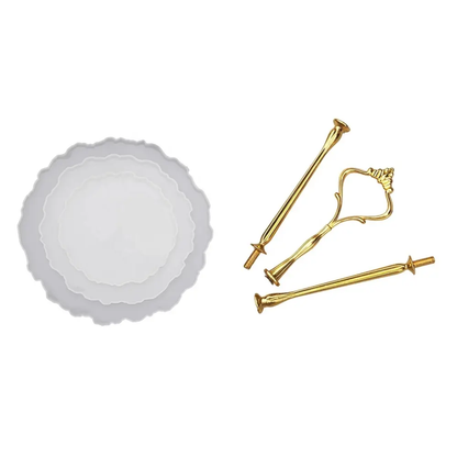 Cake Stand 3 Pc Set Mould
