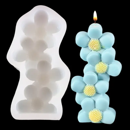 Daisy Flower Candle Making Mould