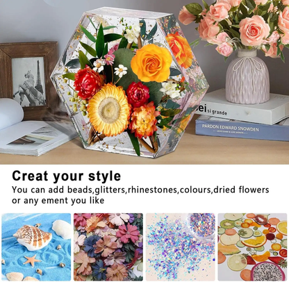 Silicon Mould Hexagon 7 inch ×9 inch