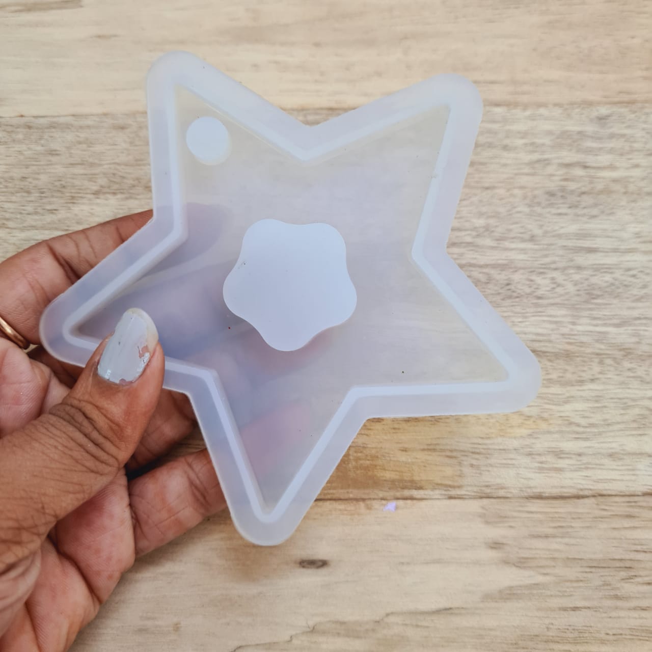 Star Coaster Mould (4 Inch, 1 pc)