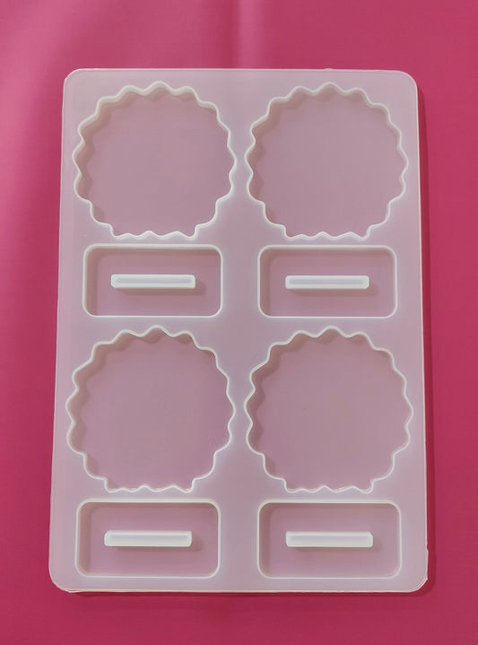 4 Cavity Agate Frame Mould