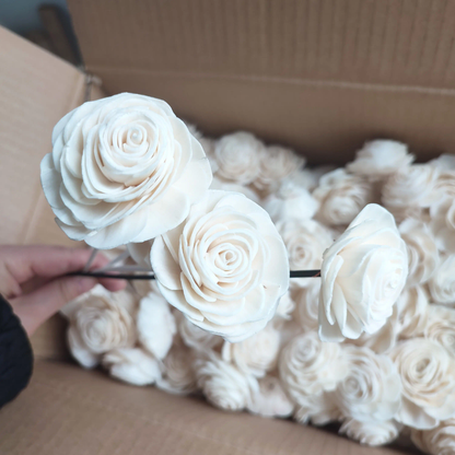 Small Beauty Rose Sola Flowers (10 pc)