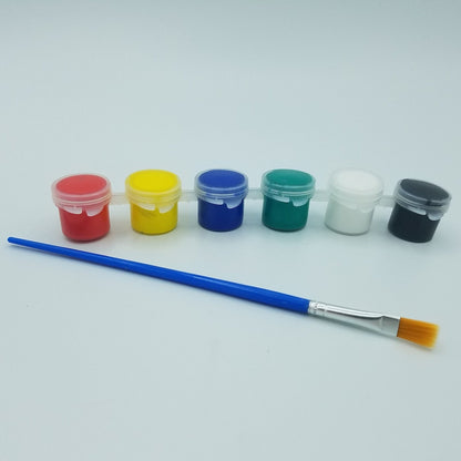6 In 1 Acrylic Color With Brush (2 pc)