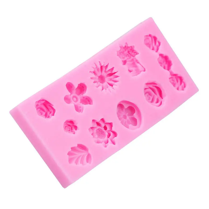 Flower Mould (12 Cavity , 1 Pc)