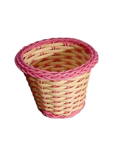 Wicker Decoration Basket Round