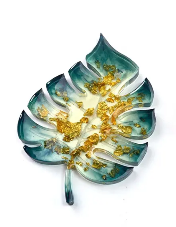 Leaf Zig Zag Coaster (5 Inch , 6MM, 1 pc)