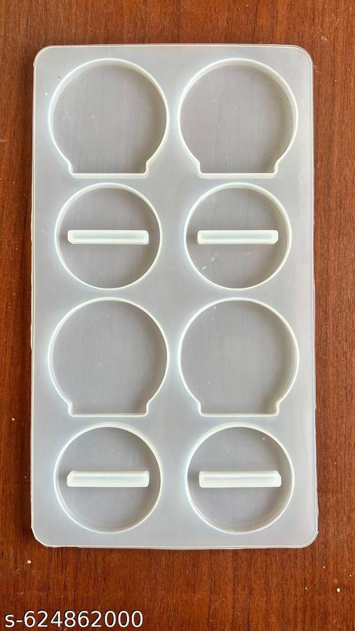 4 Cavity plain Round Photo Frame with Stand
