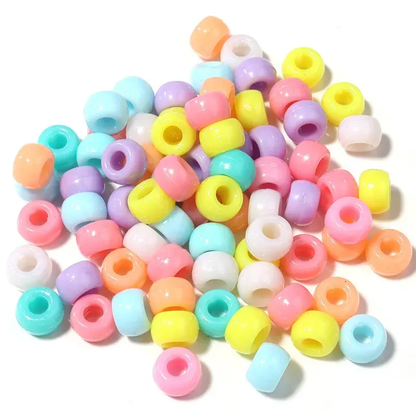 Bracelet Beads Plastic (20gm)