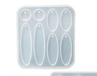 Oval Mould (8 Cavity , 6mm Depth)
