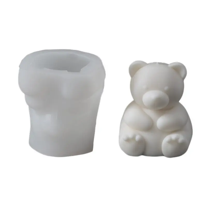 Teddy Bear Candle Big Mould