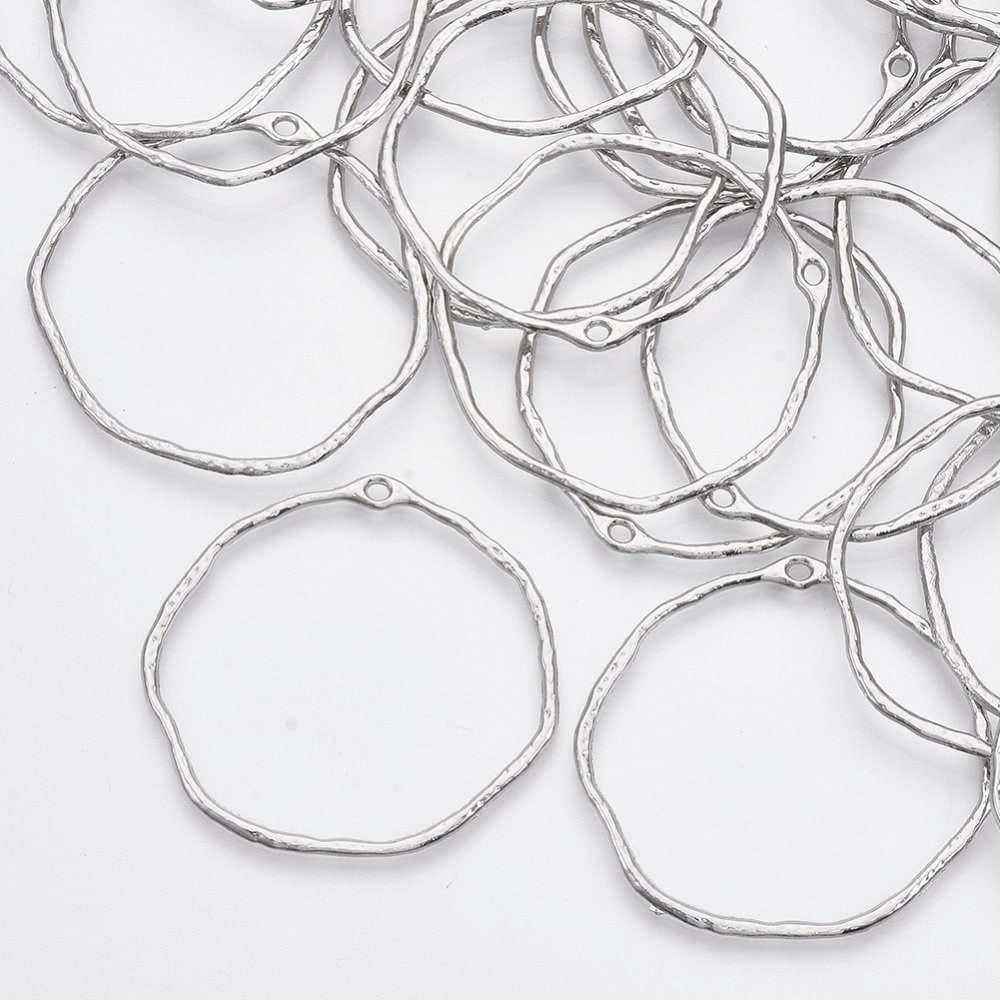 Round Bezal Silver (15 pc)