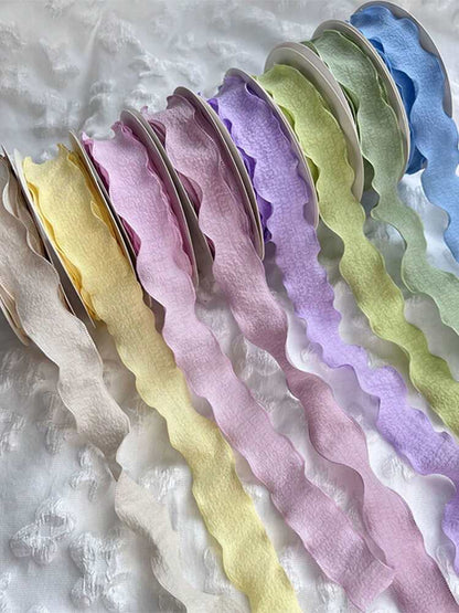 Crinkled Ruffle Lace Ribbon (1Pc)