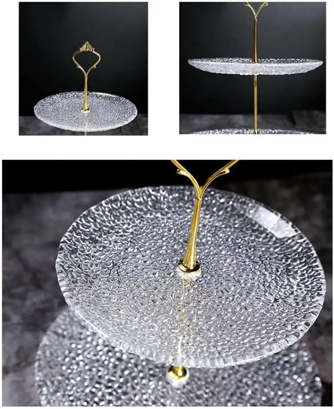 Matel Cake Stand Golden