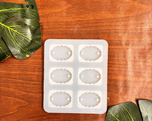 Oval Rakhi Mould (6 Cavity , 1 pc)