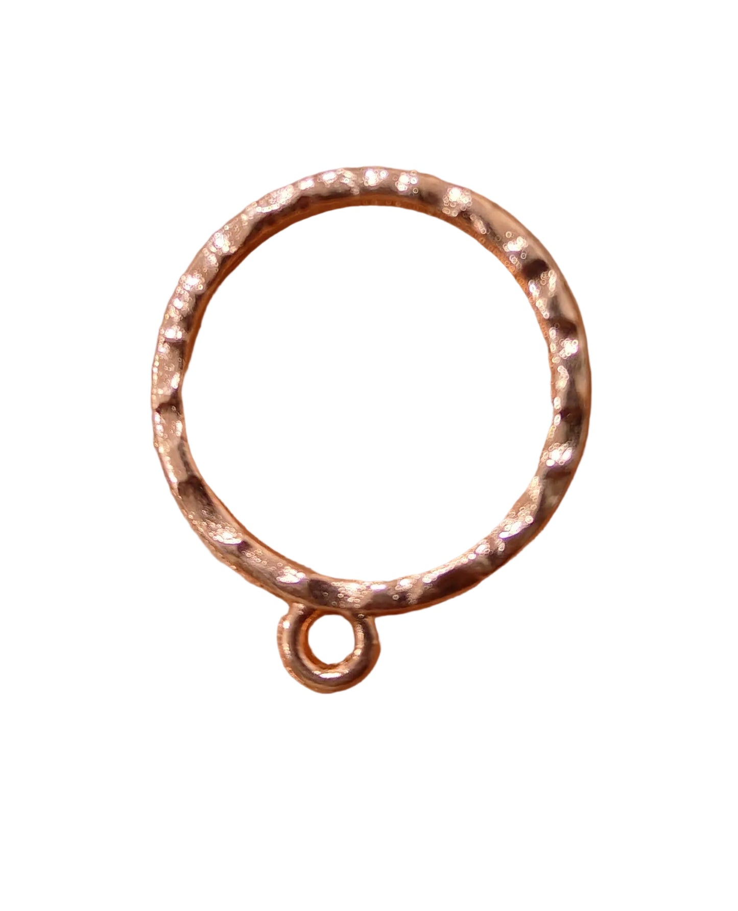 Round Pendant Bezel Rose Golden (5 pc)