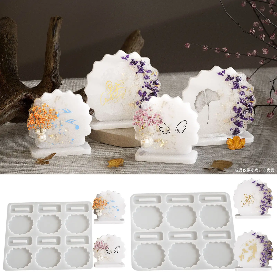 6 in Photo Frame with stand Mold