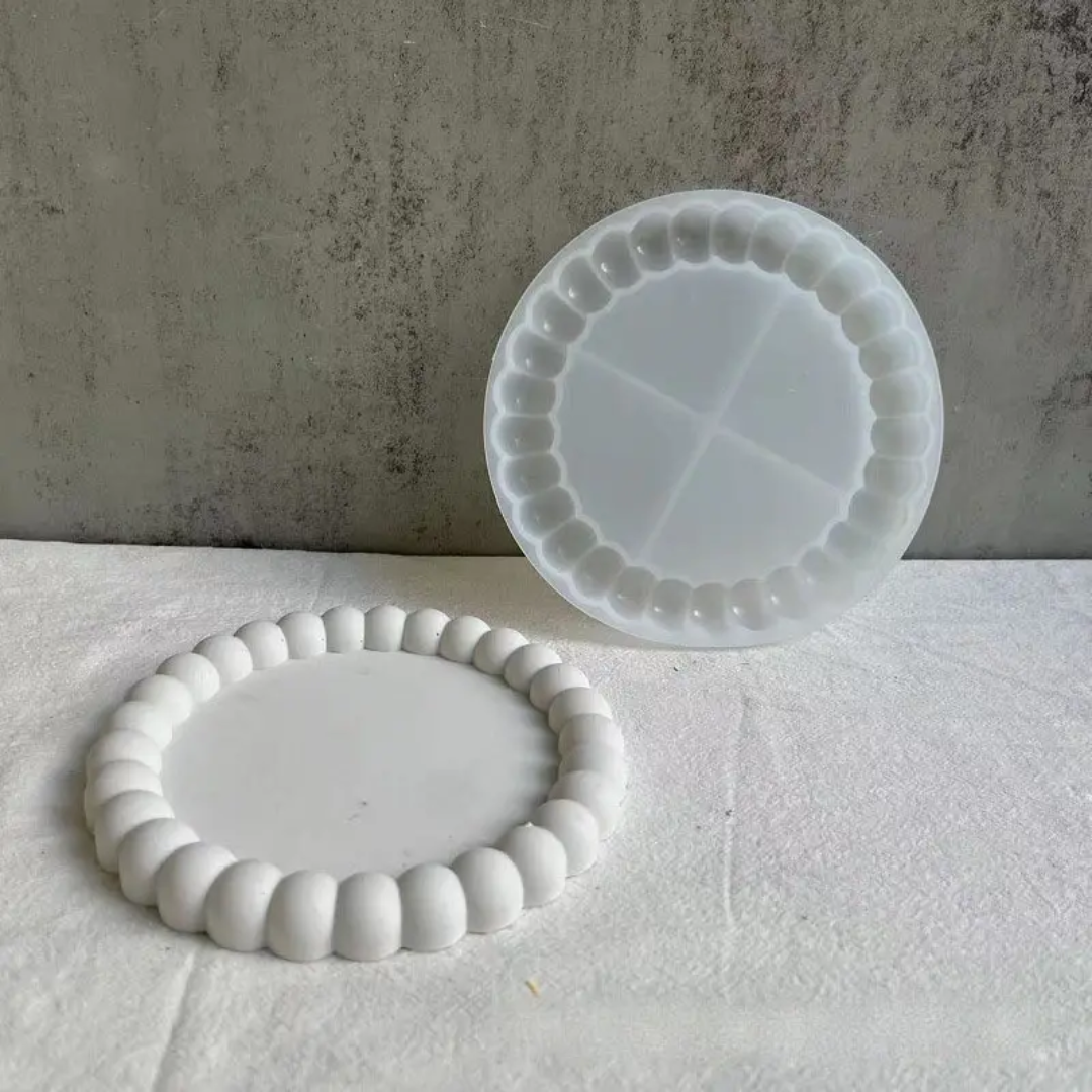 5.5 Bubble Edge Coaster Mould