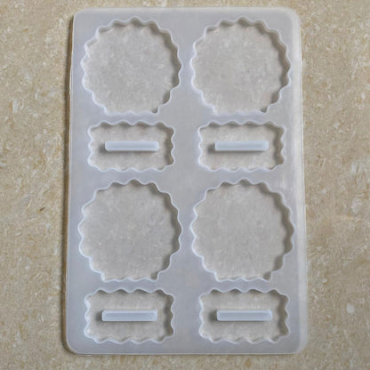 Agate Frame Mould (1 pc , 4 Cavity)