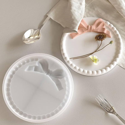 Bead-Rim Deco Tray Round Mould