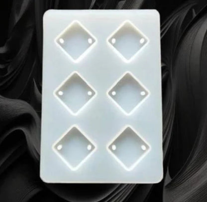 Rhombus Rakhi Mould (6 Cavity, 1 pc)