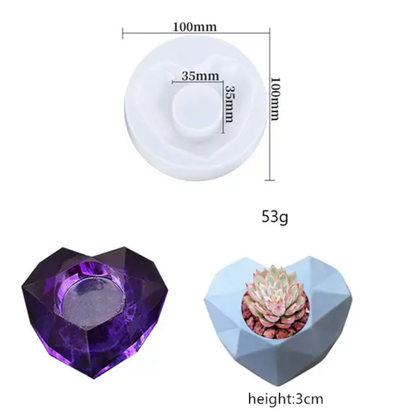 3 Piece Candle Making Mould