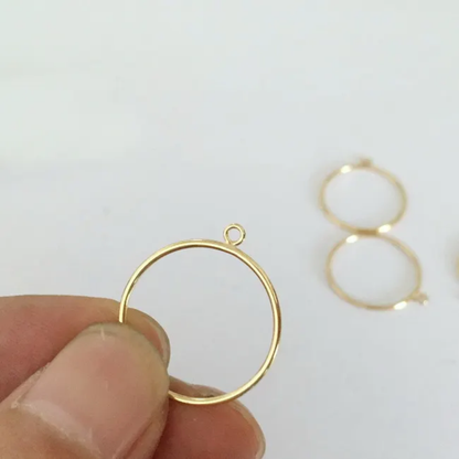 Round Bezel Set golden (5 Pcs)