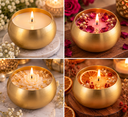 Metal Urli Bowl (2 Pc)