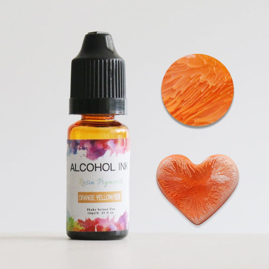 Alcoholic Ink Pigment Color ( Orange Yellow, 1 pc)