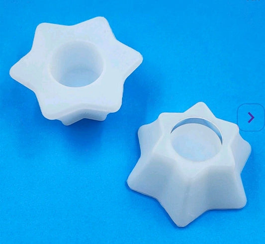 Diamond Cut Tea Light Candle Holder