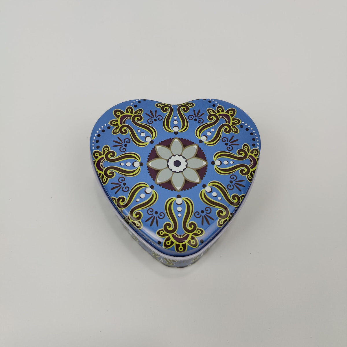 Heart Shape Tin Jar (2 Pc )