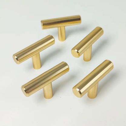 Tee Handle Gold (2 pc)