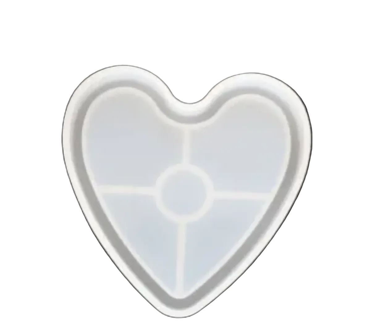 Heart Shape Coaster Mould